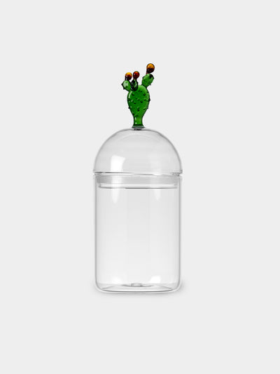 Casarialto - Cactus Hand-Blown Glass Jar - Green - ABASK - 