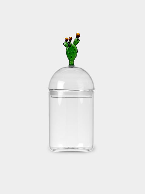 Casarialto - Cactus Hand-Blown Glass Jar - Green - ABASK - 
