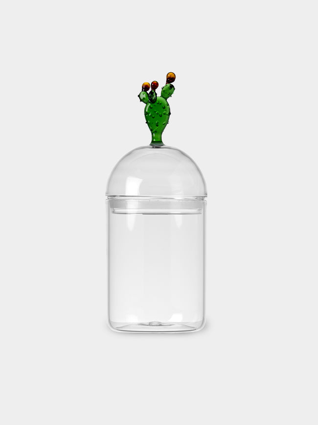 Casarialto - Cactus Hand-Blown Glass Jar - Green - ABASK - 