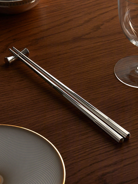 Christofle - Infini Silver-Plated Asian Chopsticks - Silver - ABASK