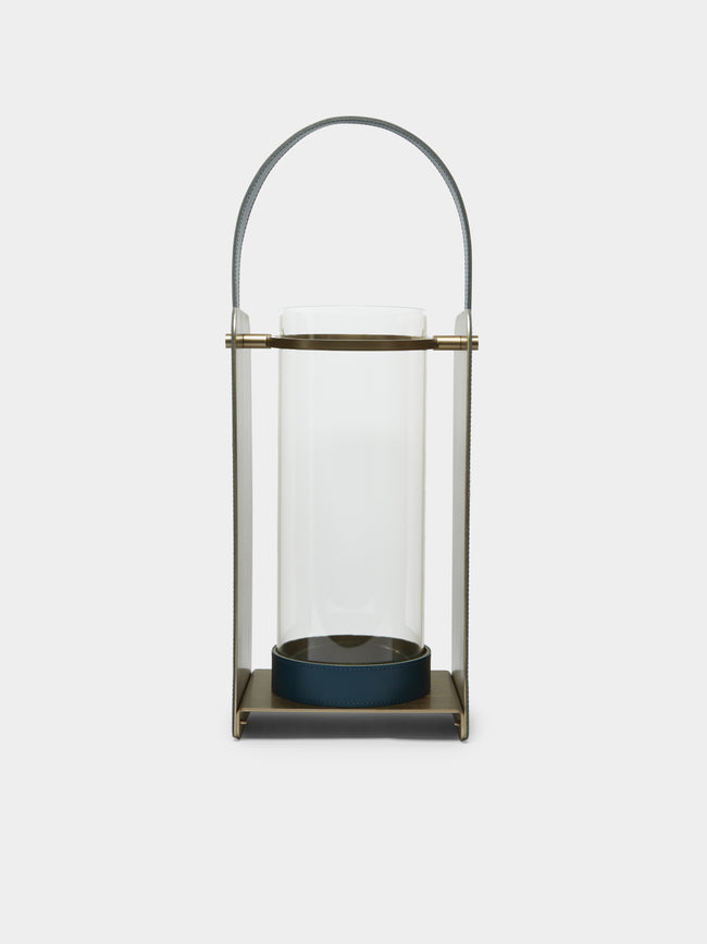 Rabitti 1969 - Lumen Glass and Leather Medium Lantern -  - ABASK - 