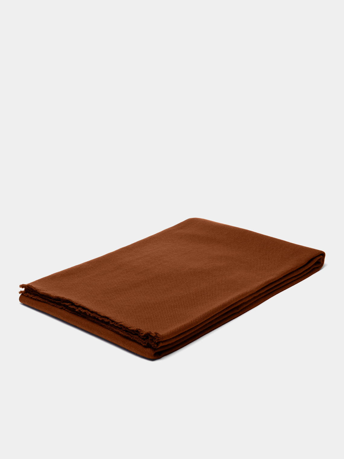 Denis Colomb - Himalayan Cashmere Blanket (79in/2m) - Brown - ABASK