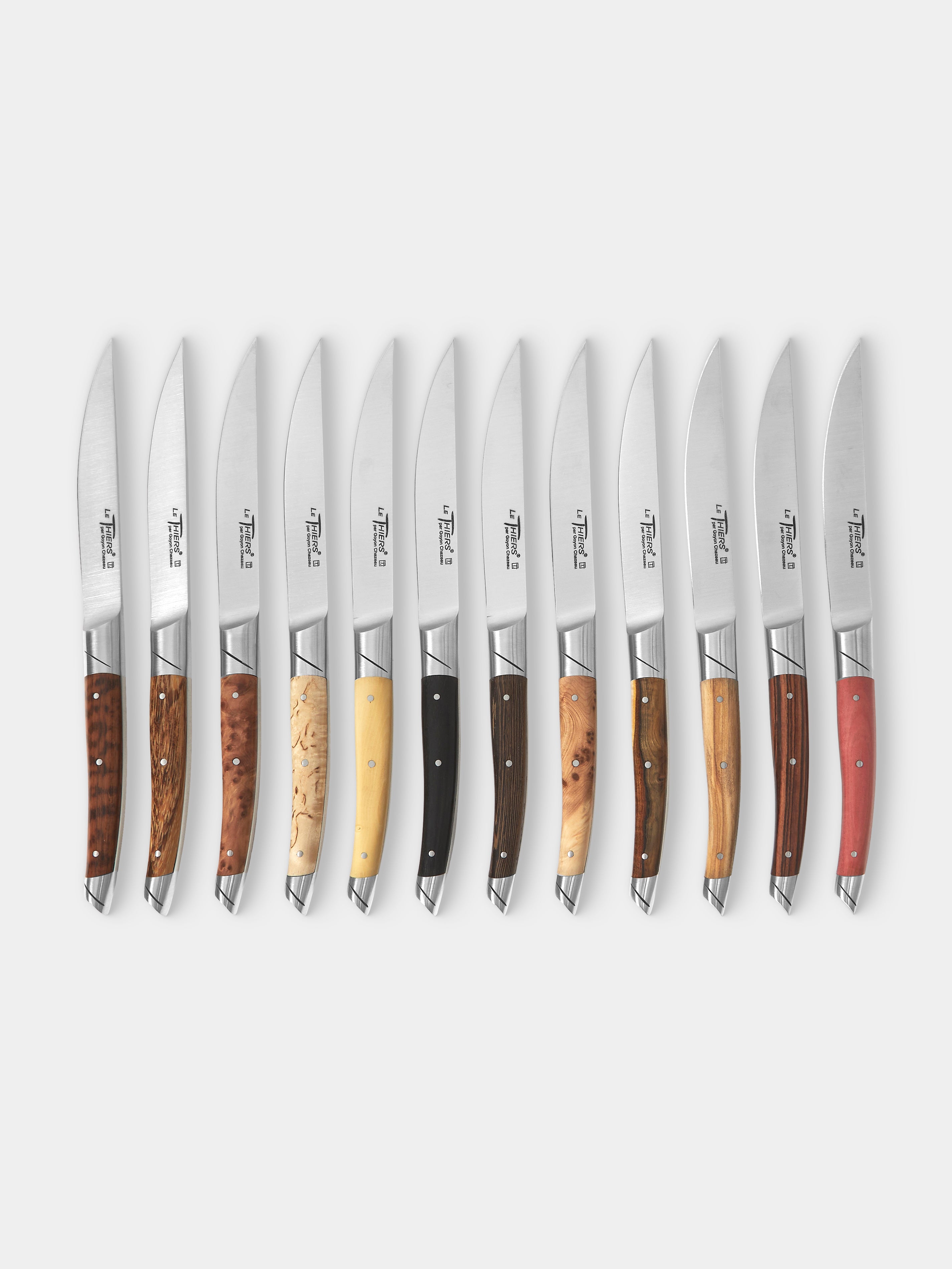 Multiple Le Thiers Avantage Assorted Wood Table Knives (Set of 12) by ...