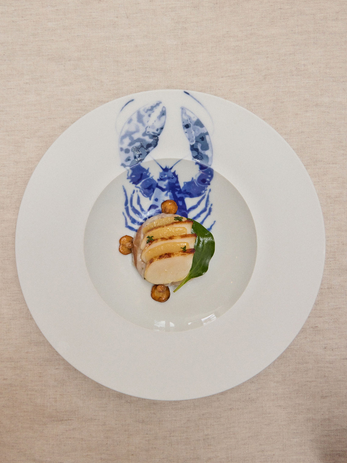 Hering Berlin - Ocean Porcelain Pasta Bowl - White - ABASK