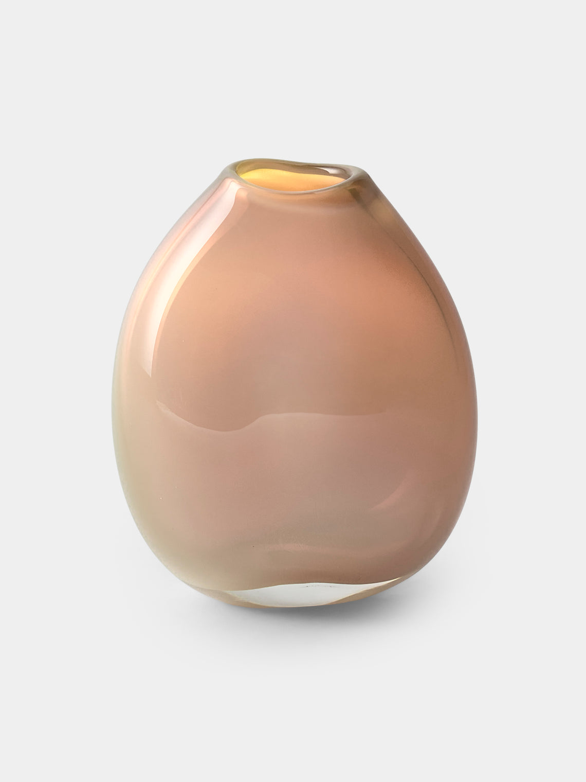 Michele Oberdieck - Hand-Blown Glass Vases – 4.5in/12cm (Set of 3) - Orange - ABASK