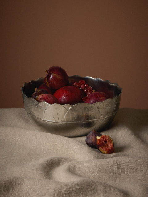 Cosi Tabellini - Natura Pewter Salad Bowl - Silver - ABASK