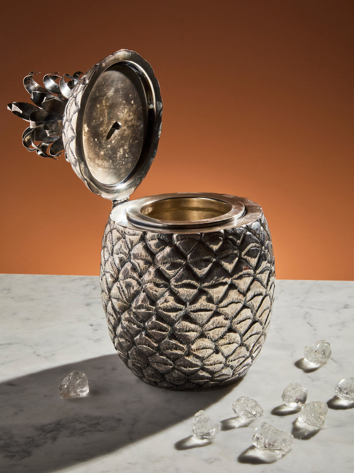 Antique and Vintage - 1965 Mauro Manetti Sterling Silver Ice Bucket - Silver - ABASK