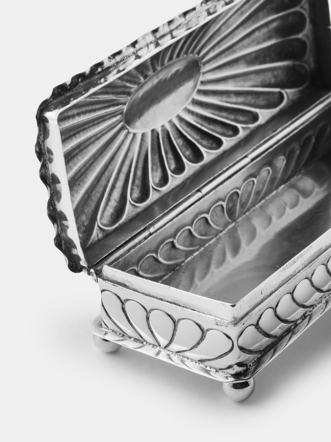 Antique and Vintage - 1894 Small Sterling Box - Silver - ABASK