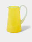 Gather - Miami Hand-Blown Glass Jug - Yellow - ABASK - 