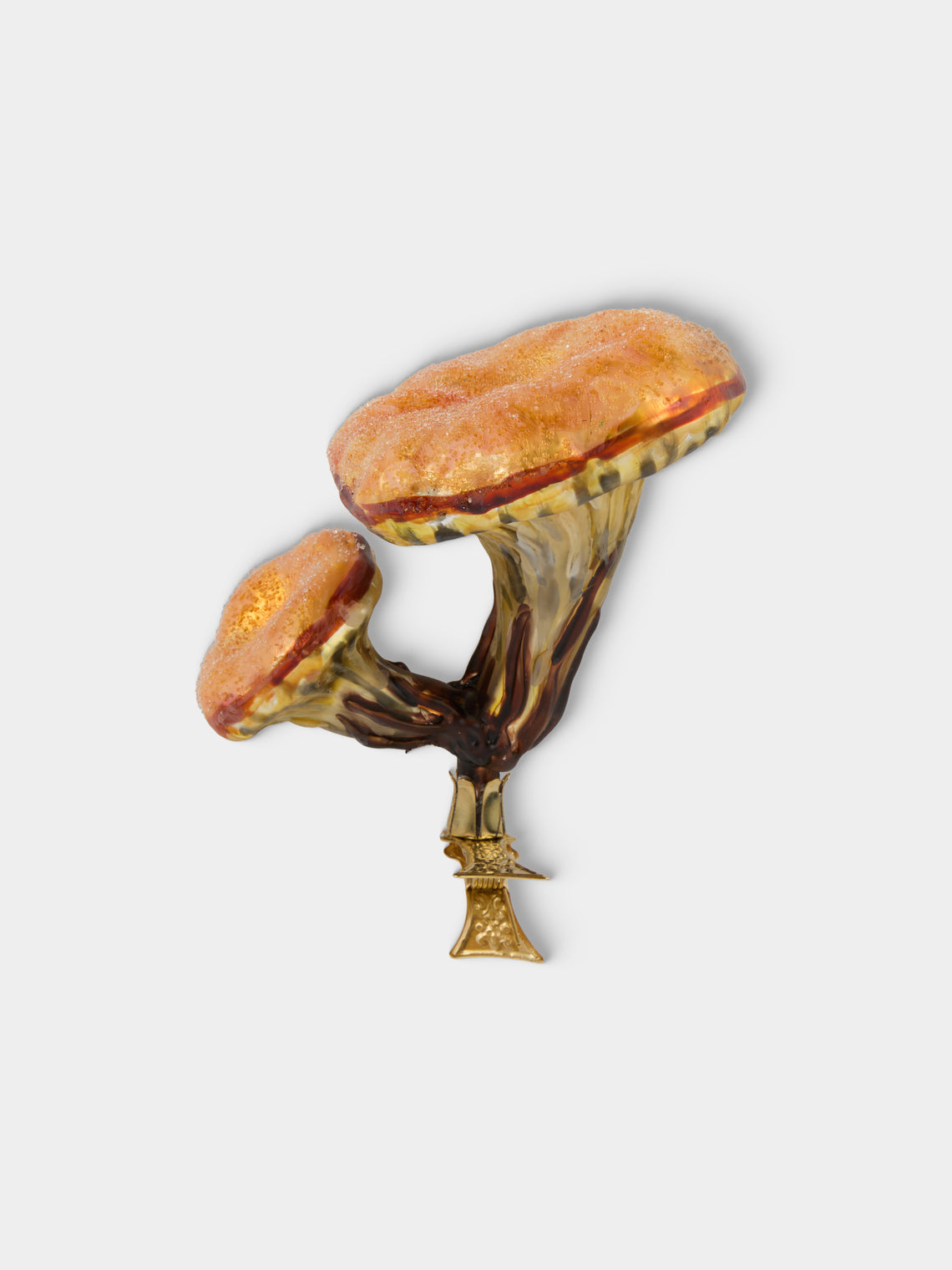 ABASK Decorations - Psychedelic Mushrooms Hand-Blown Glass Clip-On Tree Decorations (Set of 8) - Multiple - ABASK