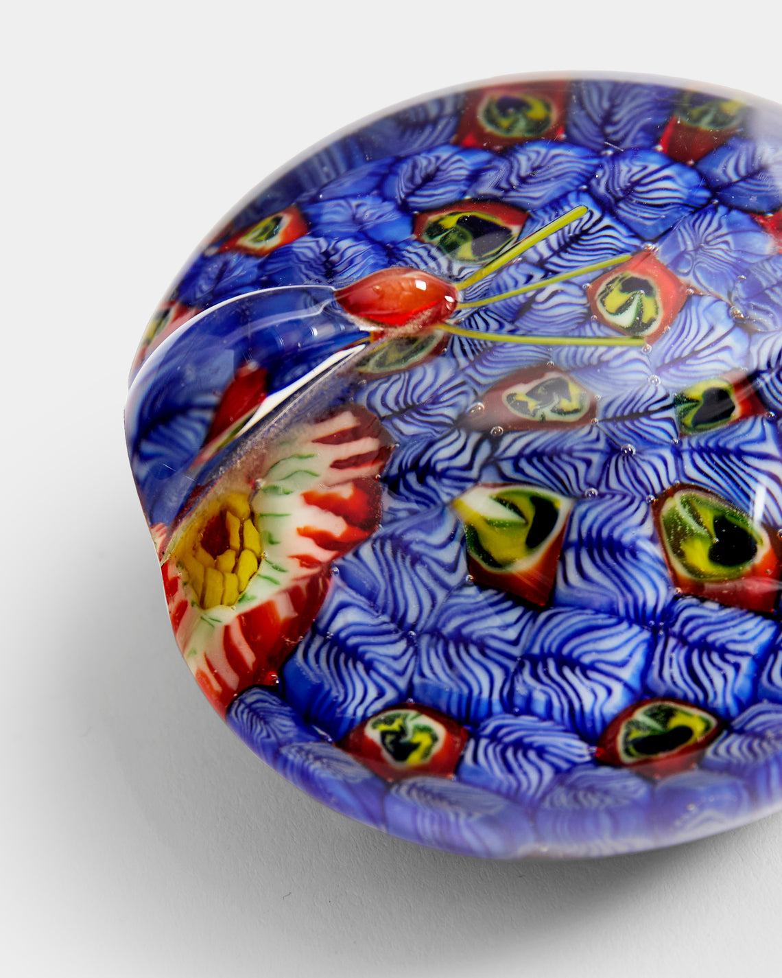 Antique and Vintage - 1930s Murano Glass Paperweight - Blue - ABASK