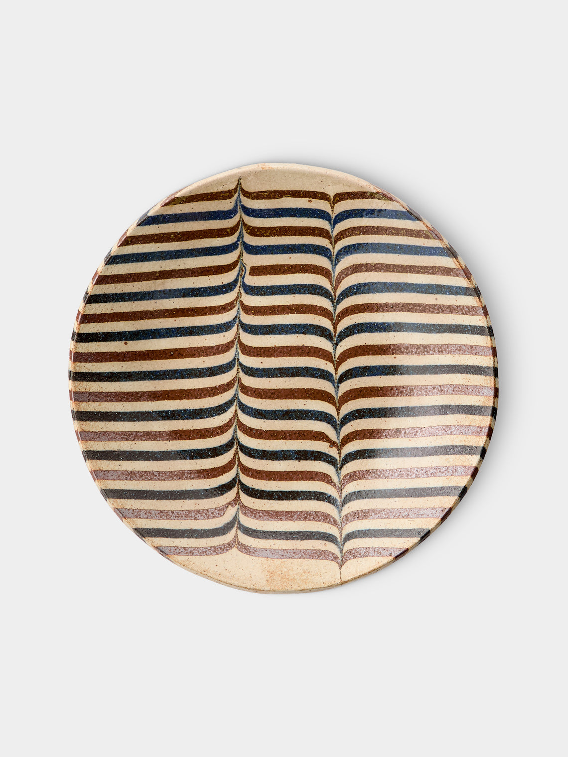 Makidani-gama - No. 3 Nerikomi Ceramic Plates – 8in/21cm (Set of 5) - Multiple - ABASK