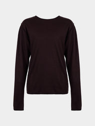 Denis Colomb - Fuzzy Brushed Cashmere Crew-Neck Sweater | Size: M - Brown - ABASK - 