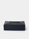 Giobagnara - Ready Leather Tissue Box - Navy - ABASK - 