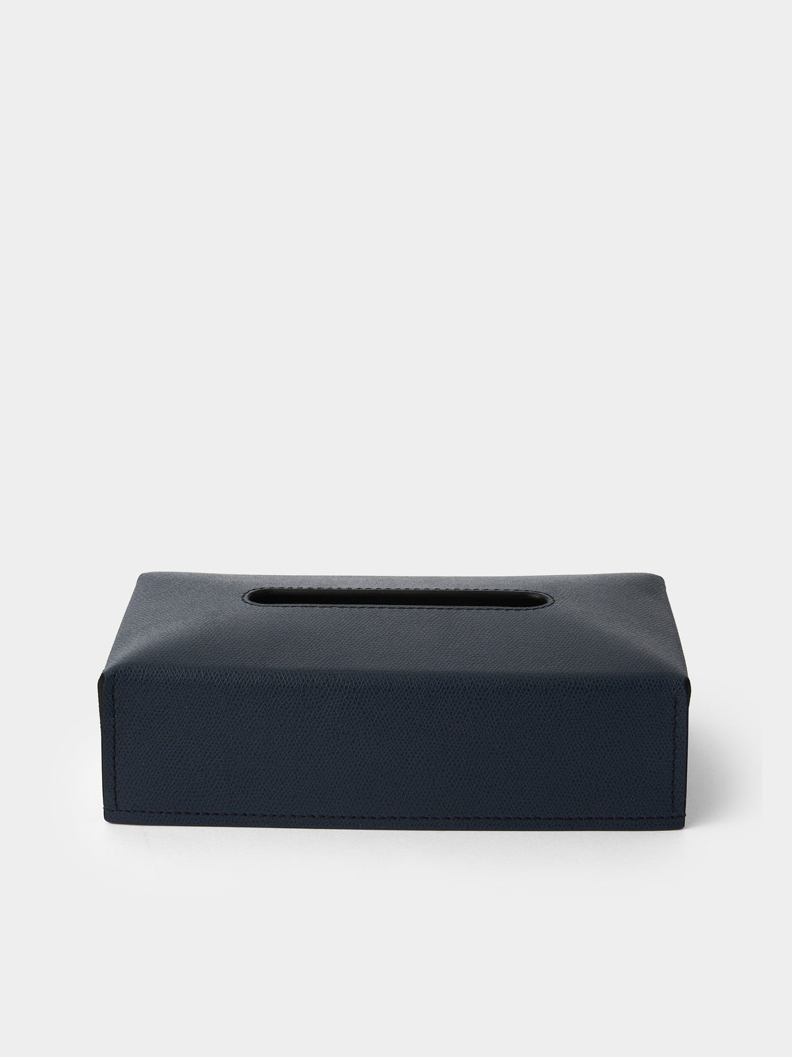 Giobagnara - Ready Leather Tissue Box - Navy - ABASK - 