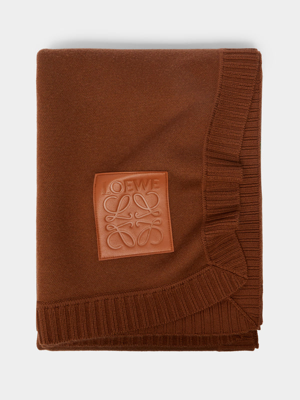 Loewe Home - Guinea Fowl Wool Blanket -  - ABASK