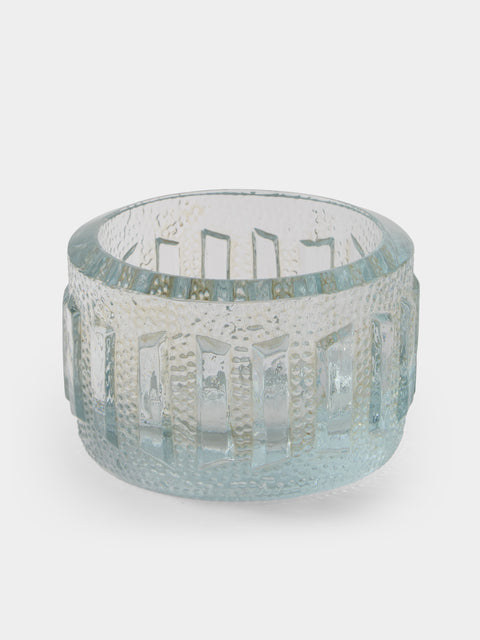 Antique and Vintage - 1970s Murano Glass Bowl - Clear - ABASK - 