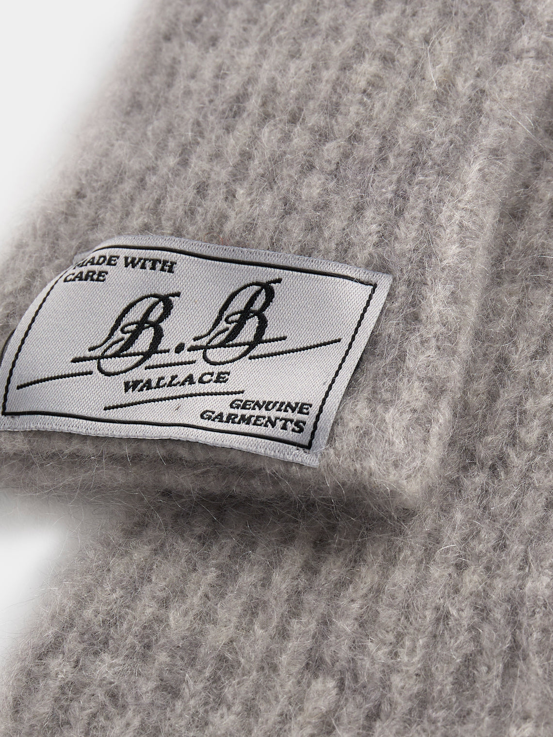 B.B. Wallace - Irwin Wool Mittens | One Size - Gray - ABASK