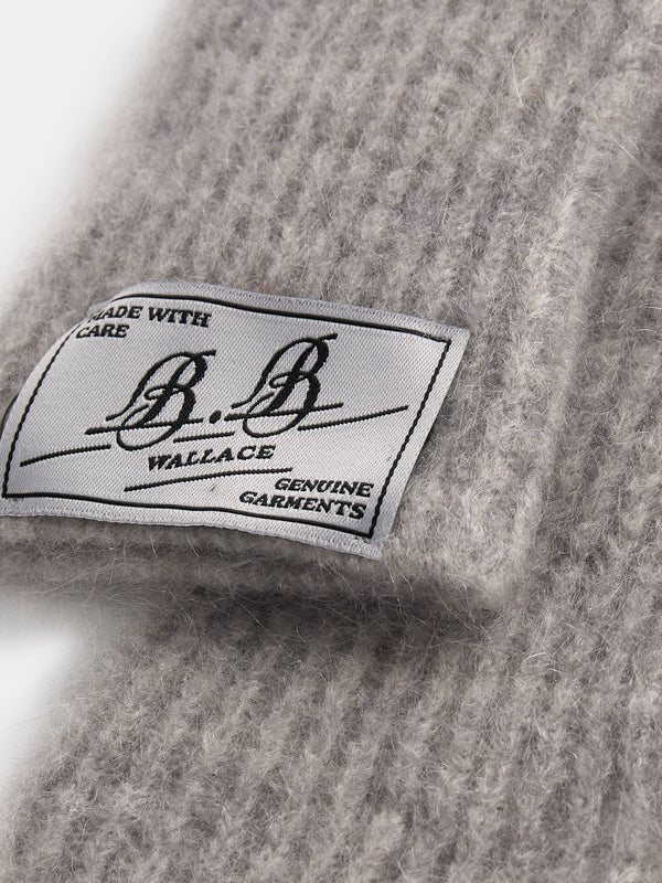 B.B. Wallace - Irwin Wool Mittens | One Size - Gray - ABASK