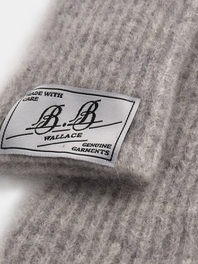 B.B. Wallace - Irwin Wool Mittens | One Size - Gray - ABASK