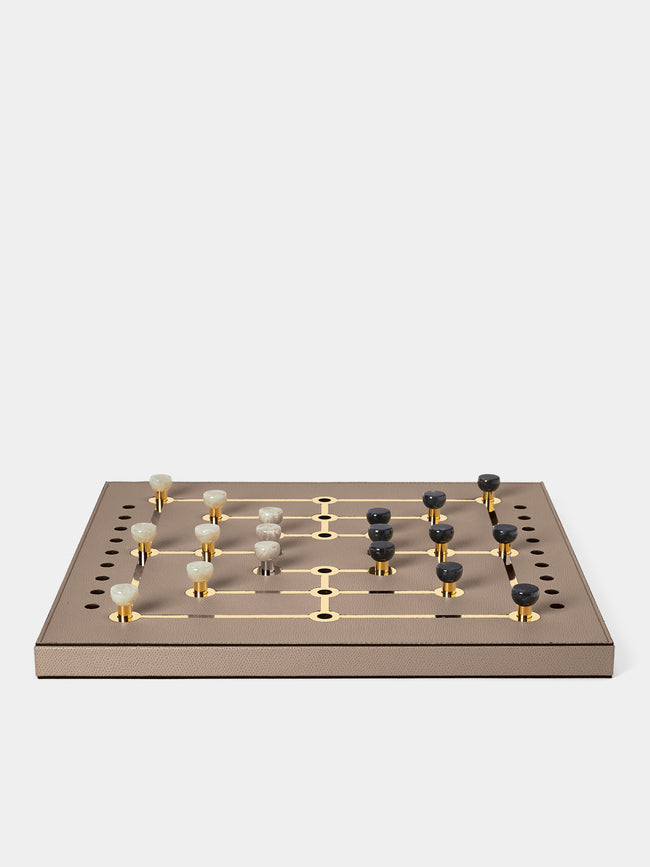 Pinetti - Leather Mill Set - Taupe - ABASK - 