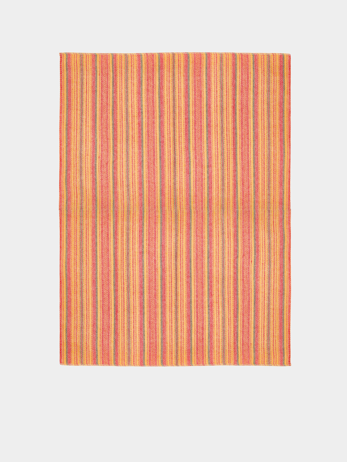 The Stroud - Red Sky Cotswold Lion Wool Blanket (79in/2m) - Multiple - ABASK - 