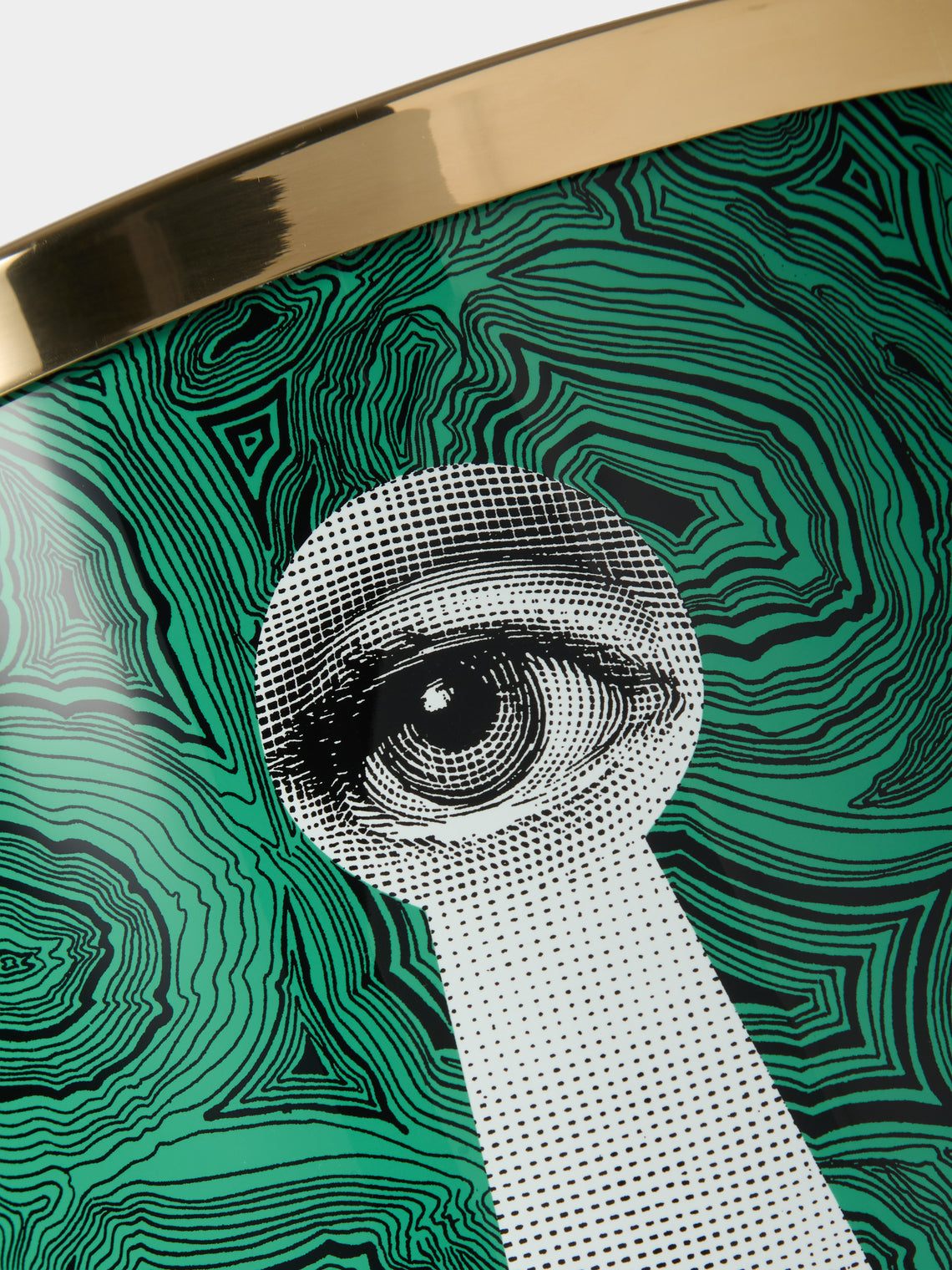 Fornasetti - Serratura Iron Wastepaper Bin - Multiple - ABASK