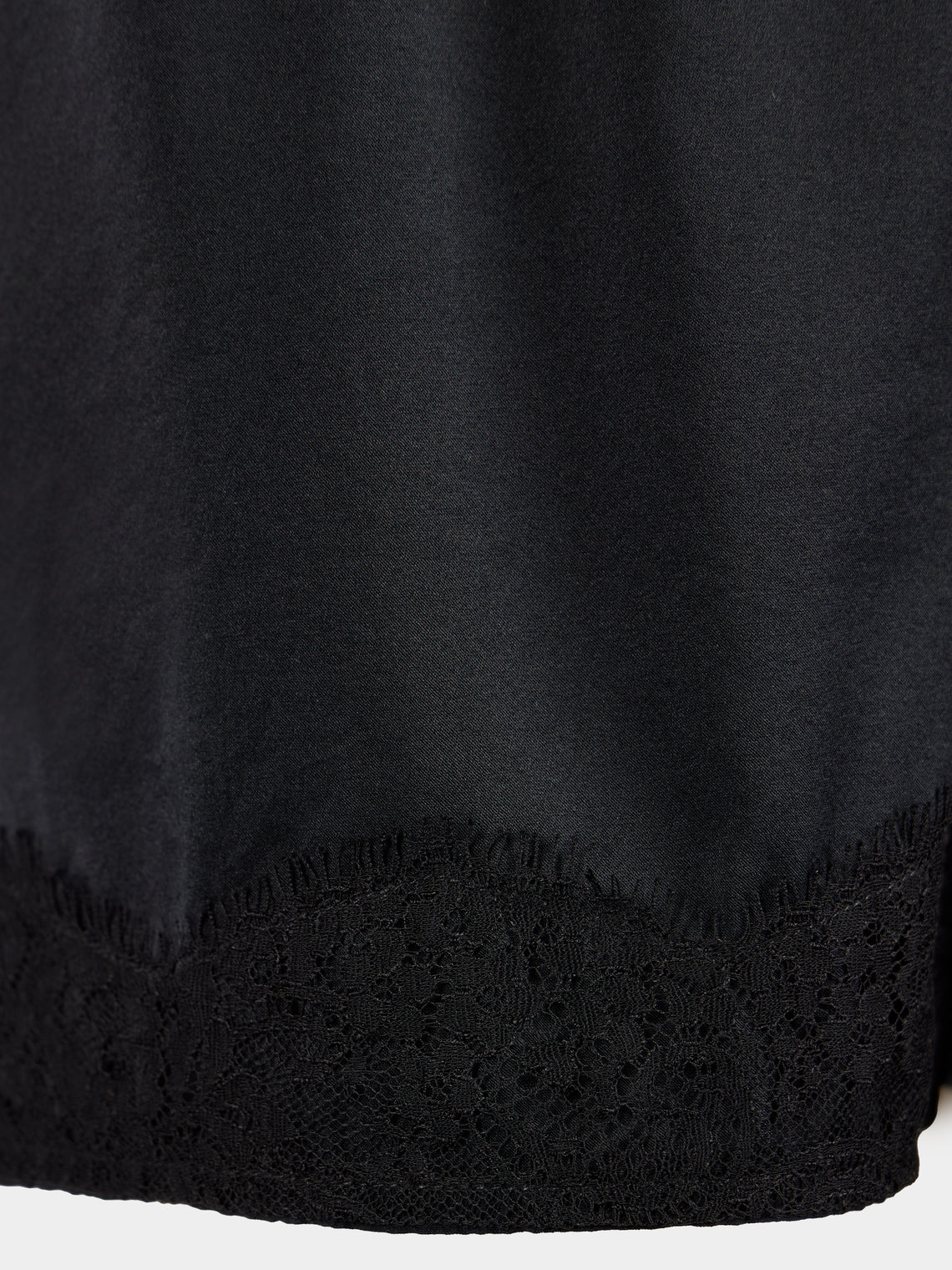 Ryan Roche - Silk Mini Shorts | Size: S - Black - ABASK