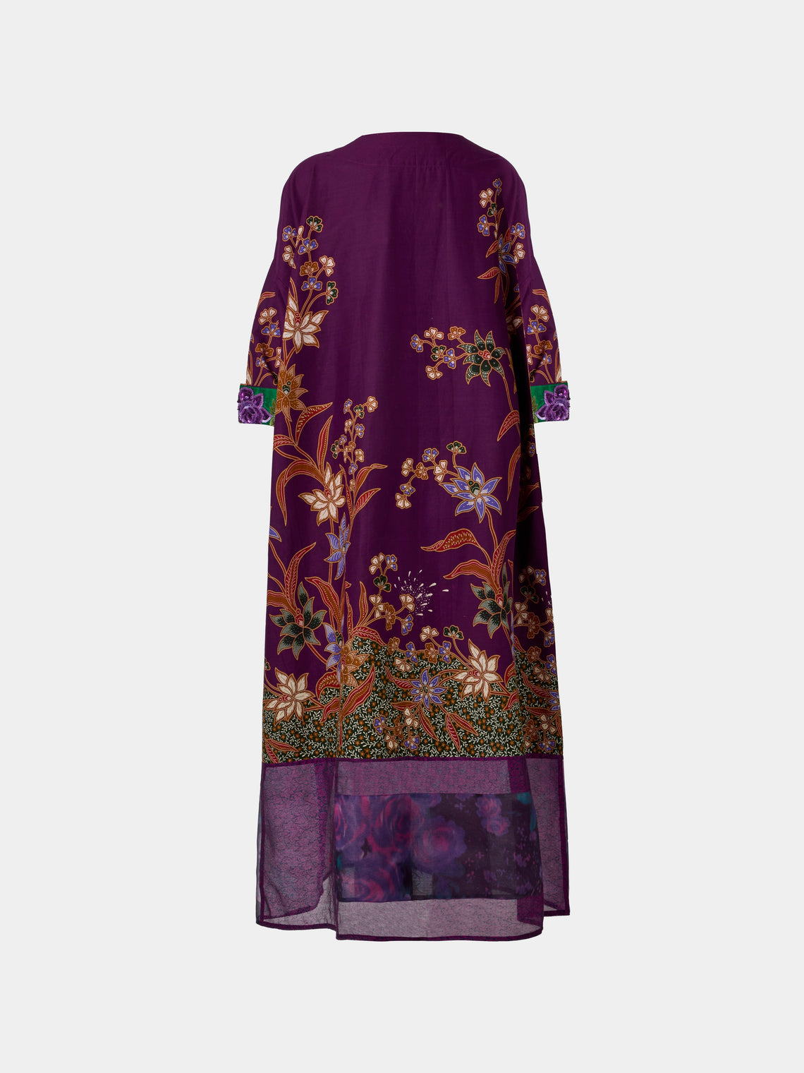 Nazzy Beglari - Women's Silk Kaftan Dress | One Size - Multiple - ABASK