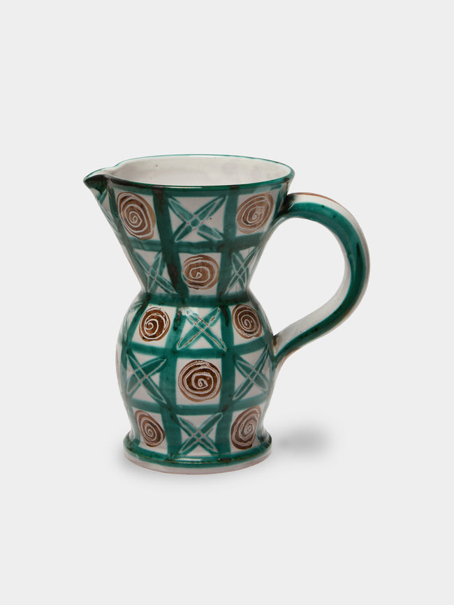 Antique and Vintage - Mid-Century Robert Picault Large Jug - Green - ABASK - 
