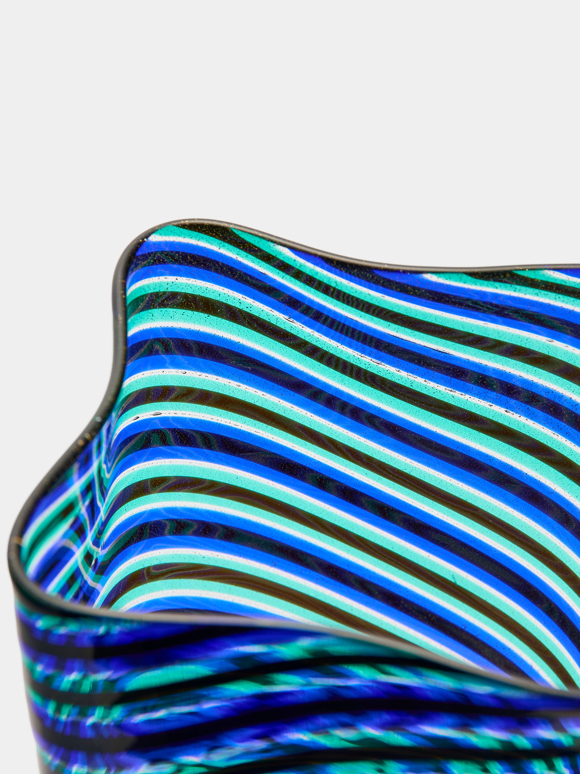 Antique and Vintage - 1960s Ercole Barovier Spira Aurata Murano Glass Vase -  - ABASK