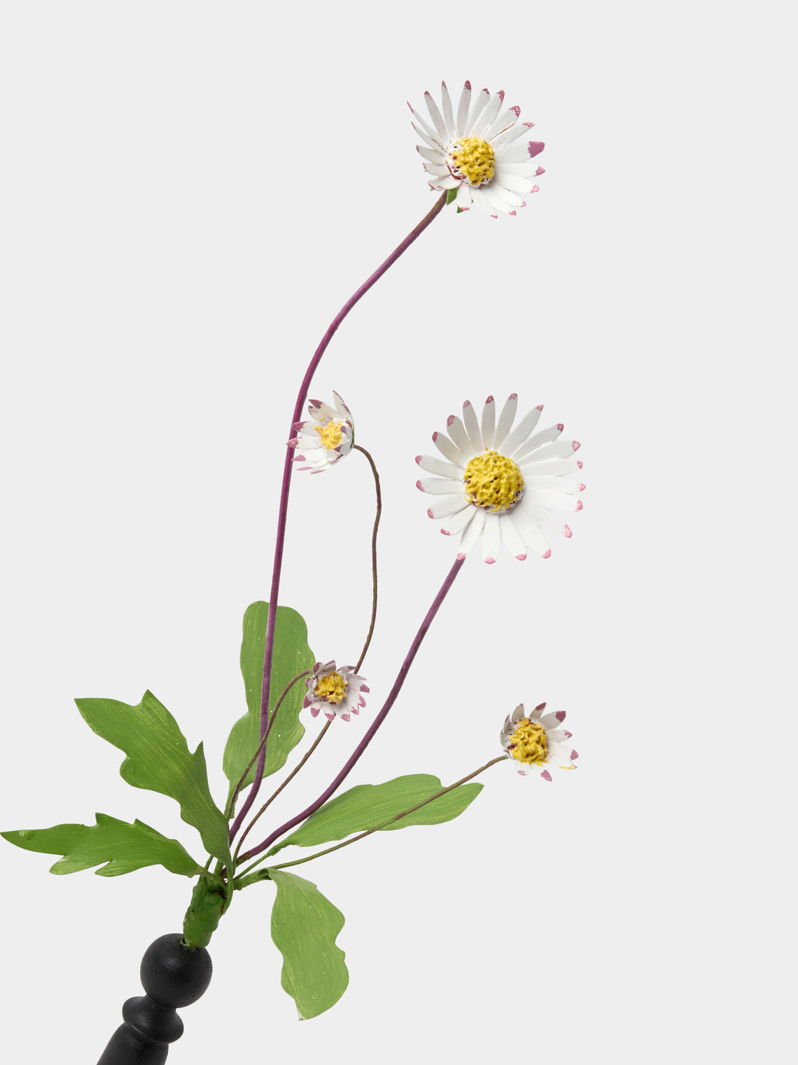 Erbavoglio Milano - Hand-Painted Copper Ornamental Flower - White - ABASK