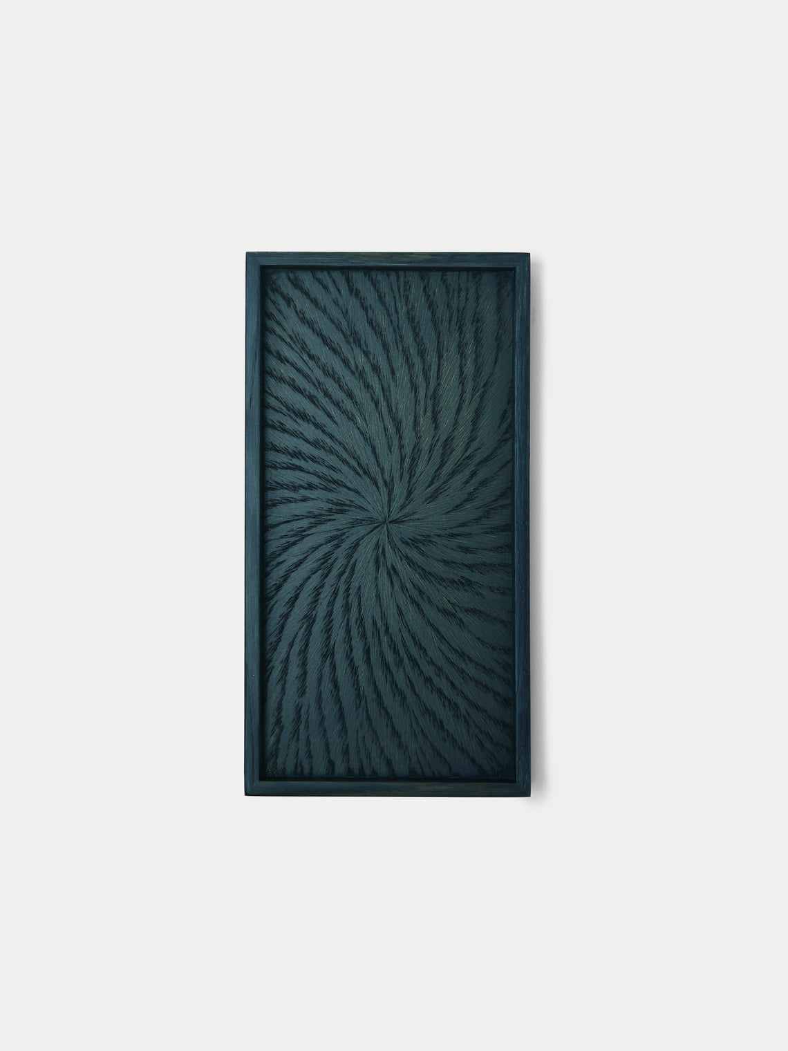 Mori Kougei - Indigo-Dyed Oak Tray (8in/21cm) - Blue - ABASK - 