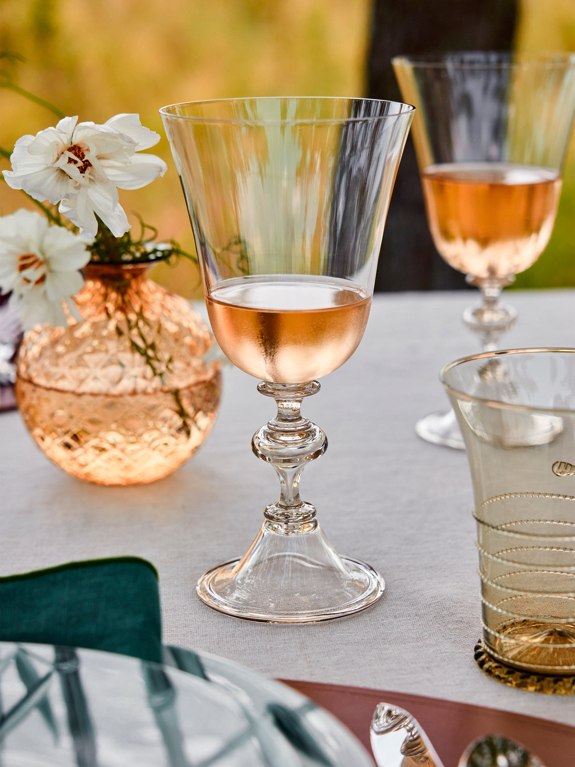 Bollenglass - Hand-Blown Large Wine Glass - Gray - ABASK