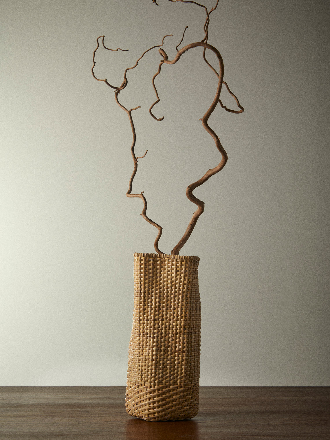 Junpei Kawaguchi - Handwoven Rattan Basket - Brown - ABASK