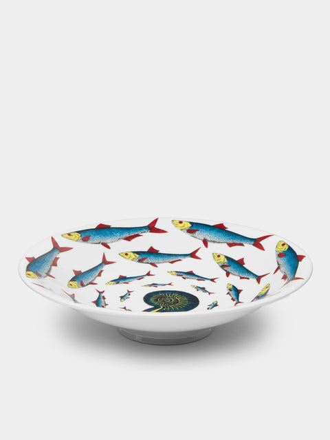 Fornasetti - Vortice Hand-Painted Porcelain Centrepiece -  - ABASK - 