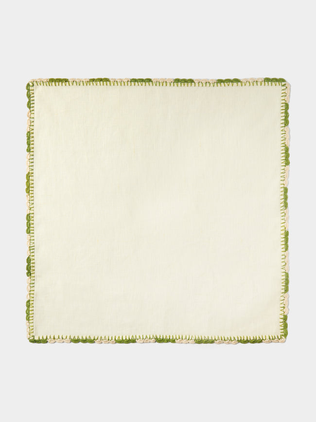 Anut Cairo - Luxor Hand-Crocheted Linen Napkins (Set of 4) -  - ABASK