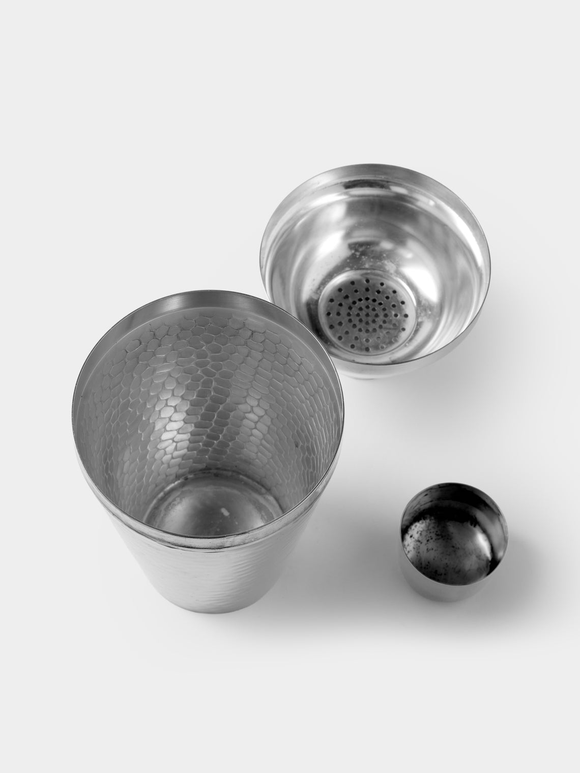 Antique and Vintage - 1940s Silver-Plated Cocktail Shaker - Silver - ABASK