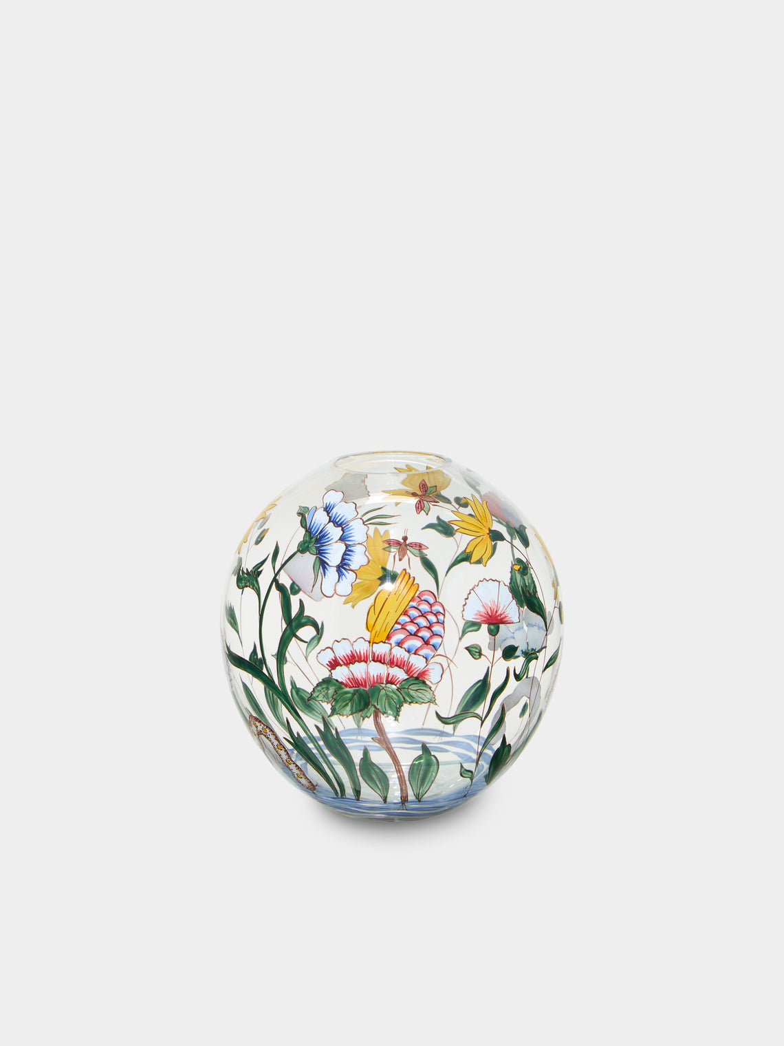 Lobmeyr - BV60 IV Chinese Flowers Hand-Blown Crystal Bud Vase (4in/10cm) - Multiple - ABASK - 