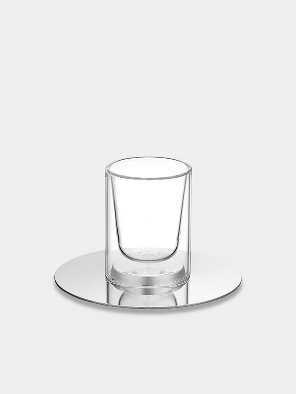 Puiforcat - Phi Silver-Plated Mocha Cup -  - ABASK - 