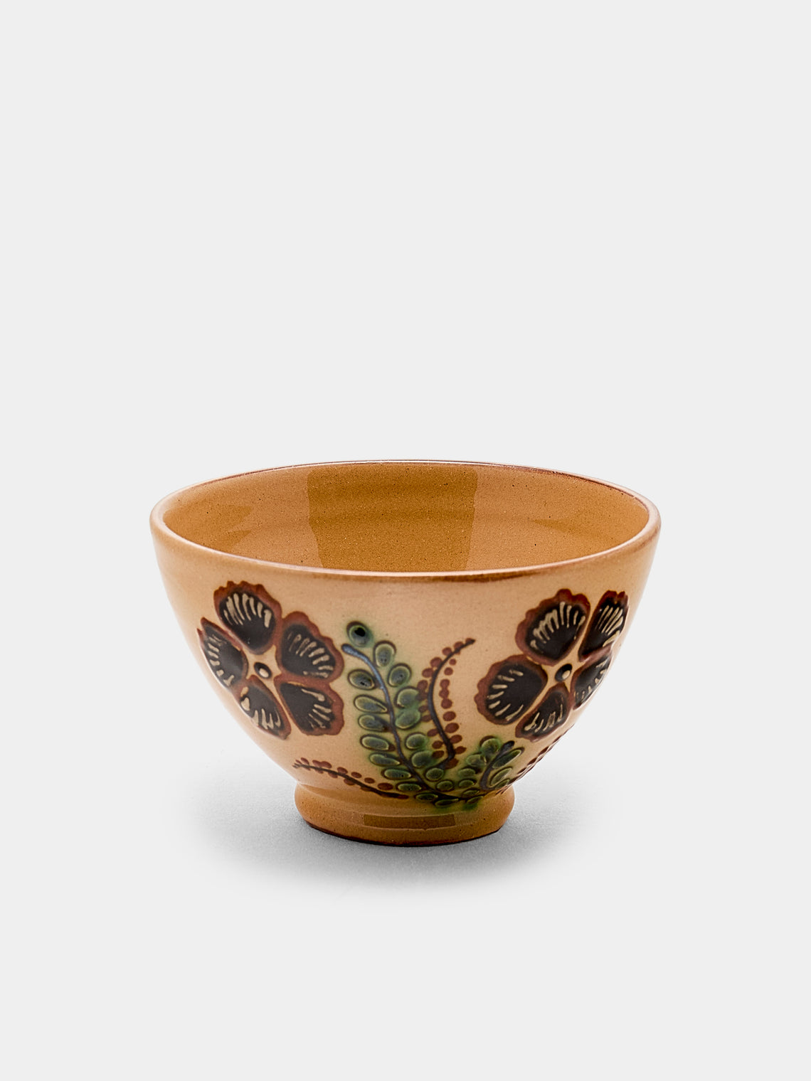 Poterie d’Évires - Flowers Hand-Painted Ceramic Petit Bowls (Set of 6) - Multiple - ABASK