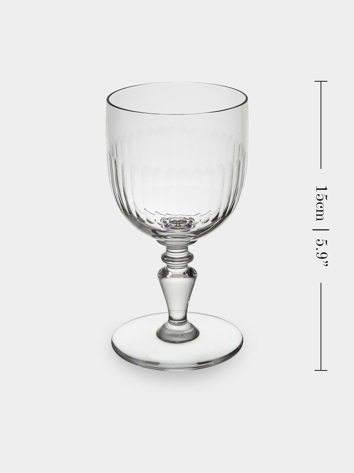 Antique and Vintage - Late-19th-Century Baccarat Renaissance Crystal Wine Glasses (Set of 18) - Clear - ABASK