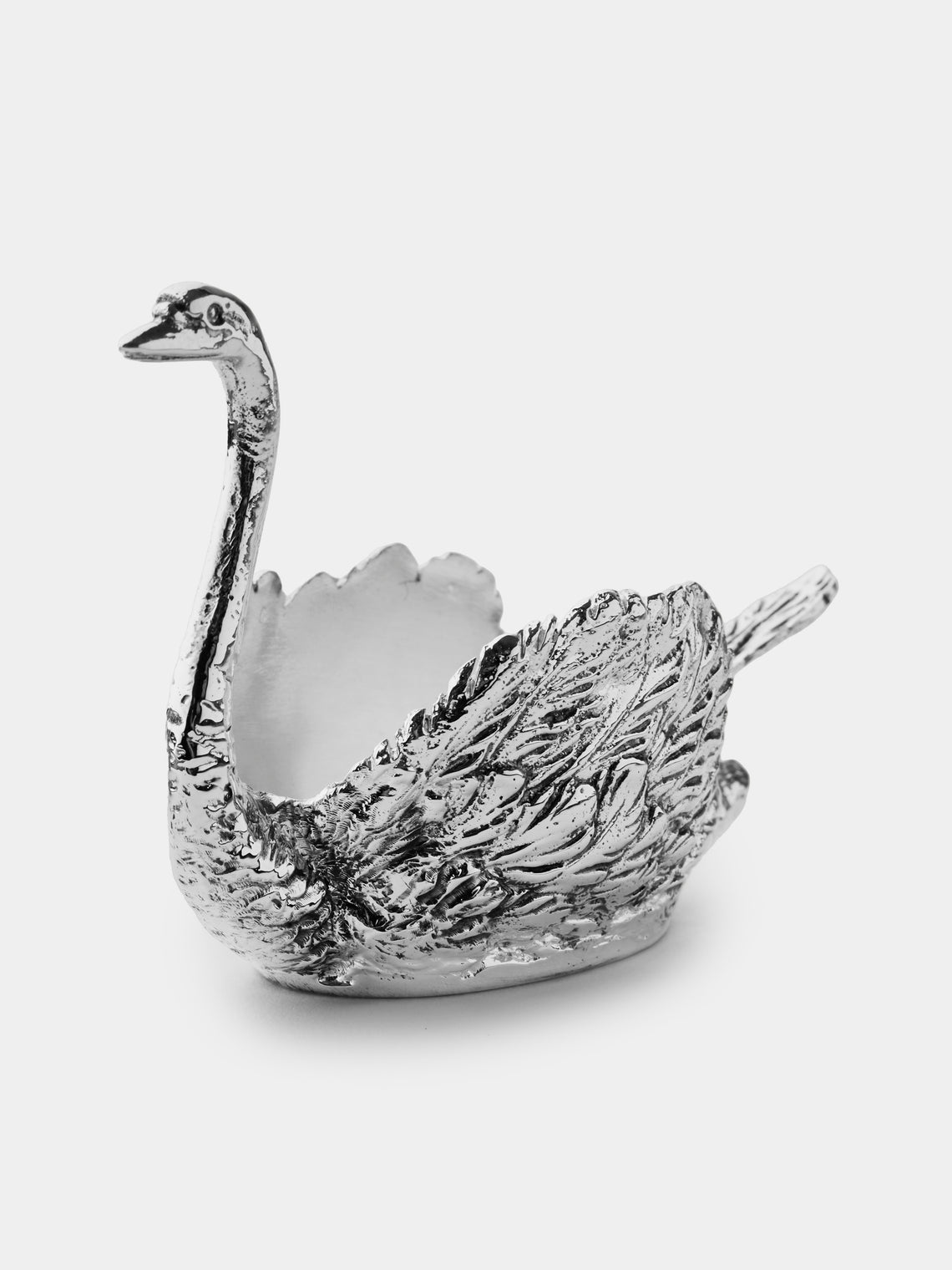 Pampaloni - Swan Silver-Plated Salt and Pepper Pots (Set of 2) - Silver - ABASK