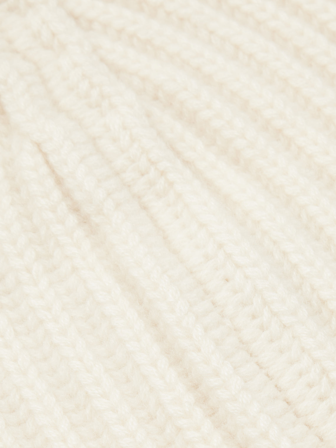 Dusan - Knitted Cashmere Beanie | One Size - Cream - ABASK