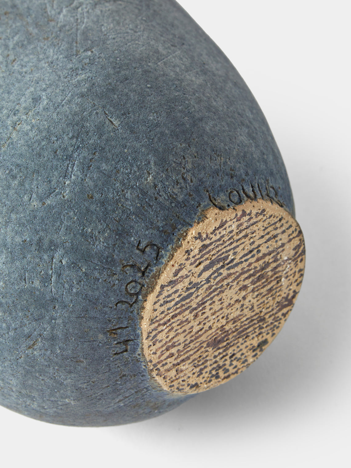 Linda Ouhbi - 41/2025 Hand-Built Stoneware Vase (10in/25cm) - Blue - ABASK