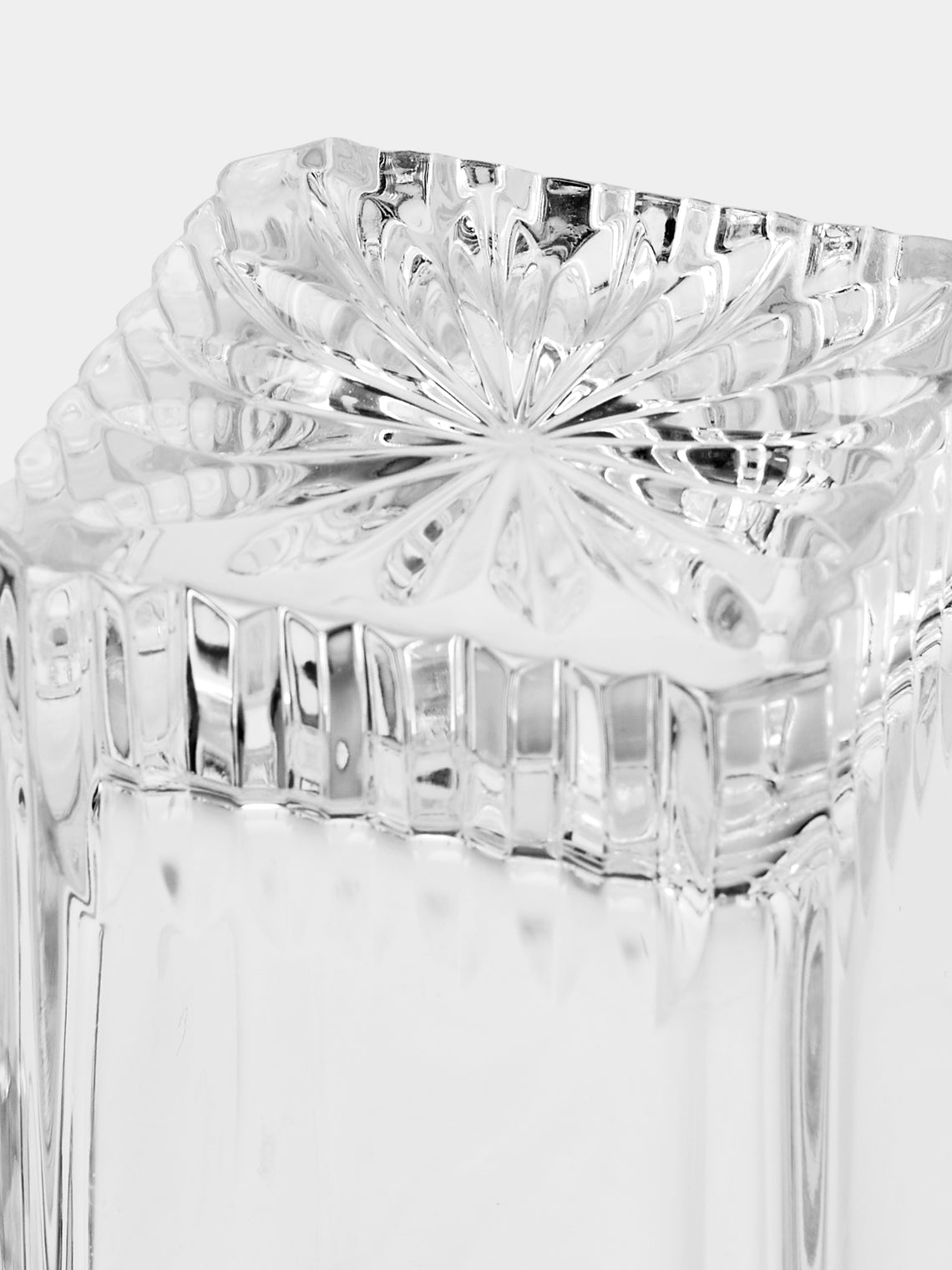 Antique and Vintage - Mid-Century Silver-Plated and Crystal Decanter - Clear - ABASK