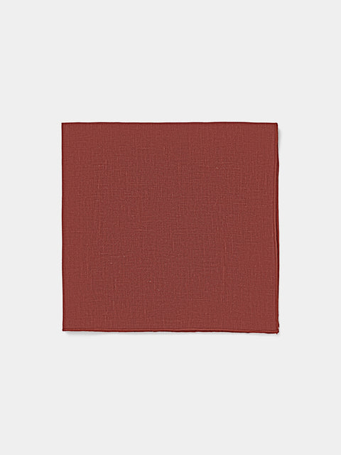 Borgo delle Tovaglie - Filo Linen Extra Large Napkins (Set of 4) - Red - ABASK - 