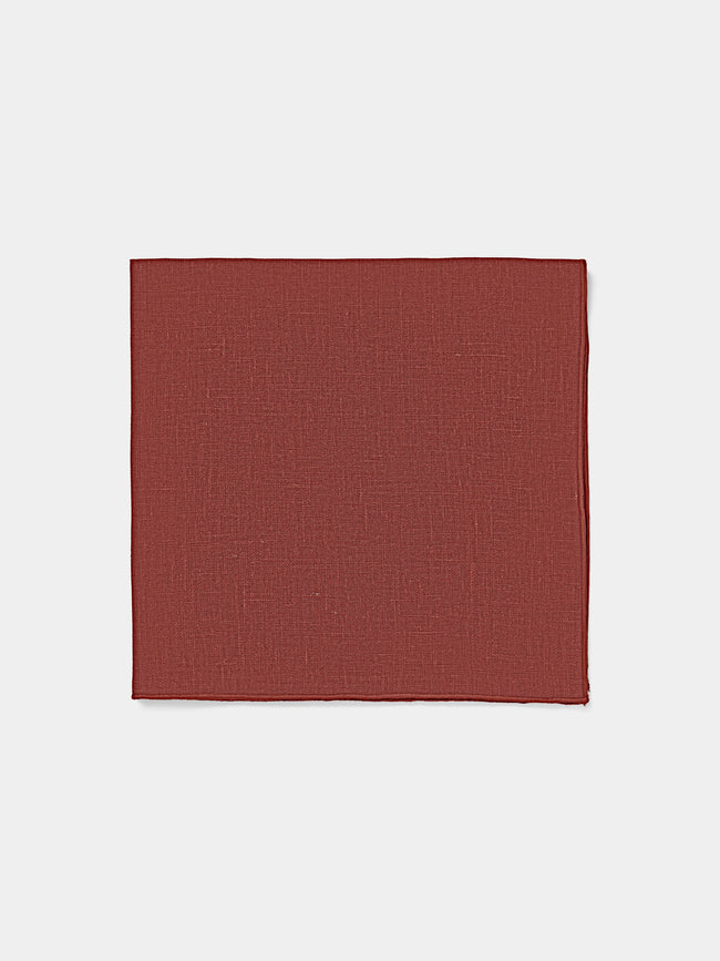 Borgo delle Tovaglie - Filo Linen Extra Large Napkins (Set of 4) - Red - ABASK - 
