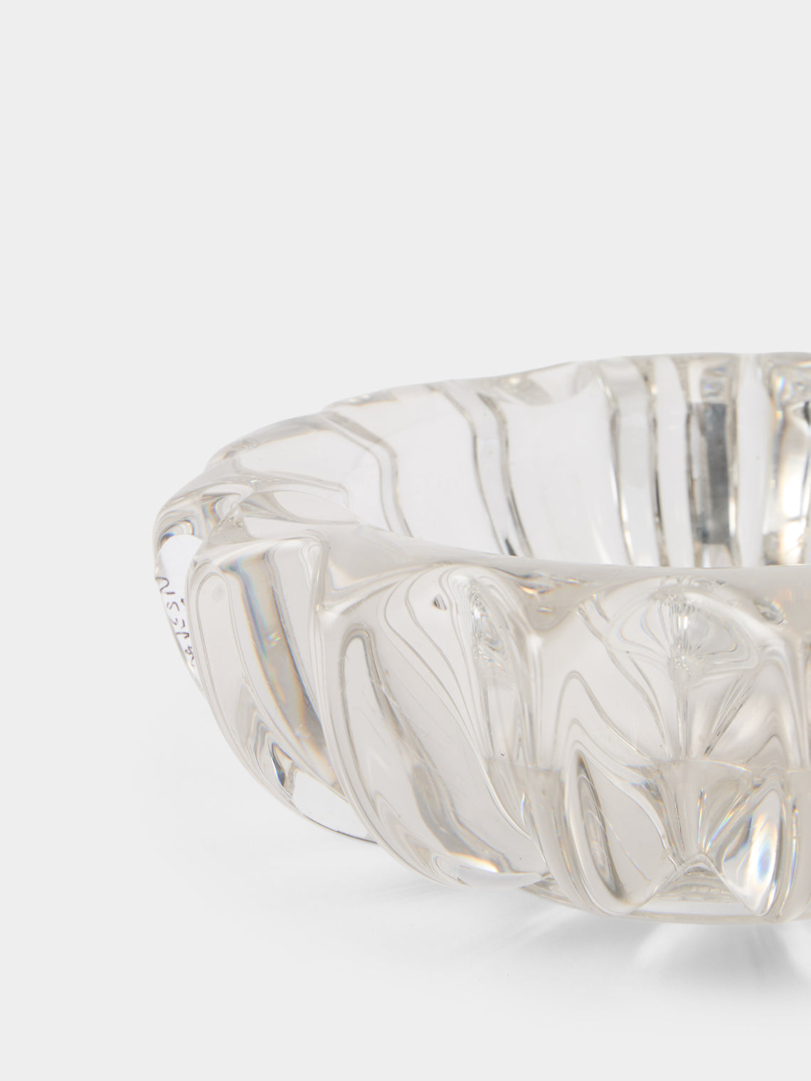 Antique and Vintage - 1950s Pierre d'Avesn Crystal Vide Poche - Clear - ABASK