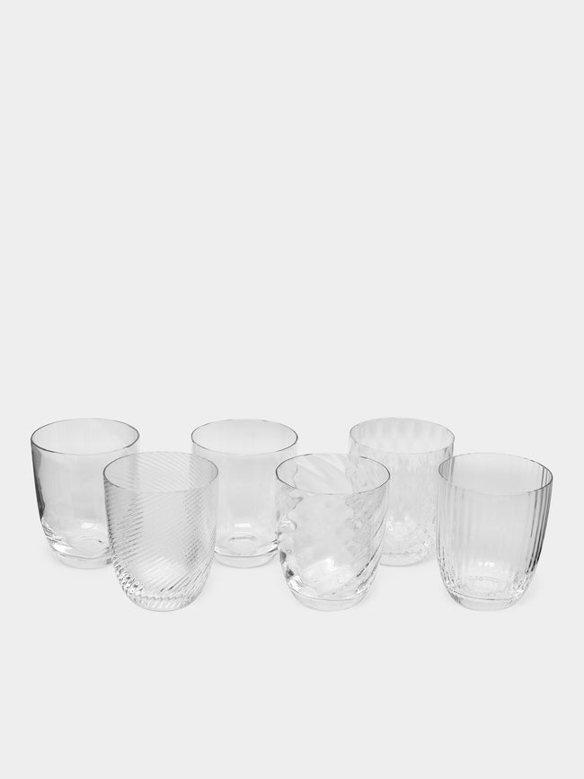 NasonMoretti - Tolomeo Hand-Blown Murano Glass Tumblers (Set of 6) -  - ABASK - 